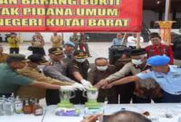 Pemusnahan Barang Bukti Narkotika dan Obat Terlarang dengan cara di Blender