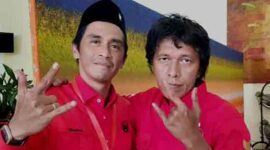 Marthinus Dengan Adian Napitupulu Saat Pengkaderan PDIP Di Depok