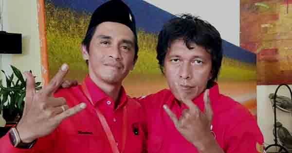 Marthinus Dengan Adian Napitupulu Saat Pengkaderan PDIP Di Depok