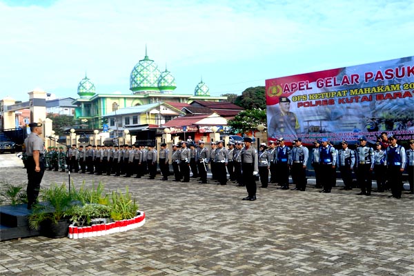 Apel Gelar Operasi Ketupat Mahakam 2018