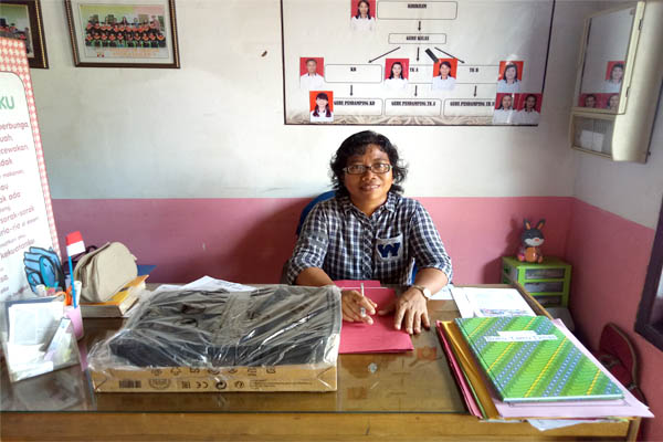 Kepala Sekolah TK Gracia Simpang Raya Yani Suryanti, S,Th, S.Pdk