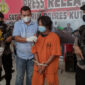 Tersangka MM Saat Gelar Konferensi Pers