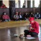 Kepala Adat Besar Kubar Manar Imansyah Gamas Saat memulai Ritual Sidang Adat