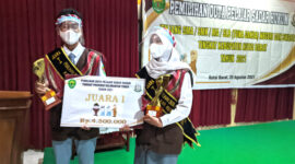 Juara I Pemilihan Duta Pelajar Tingkat SMA/SMK/MA/SLB,SMAN 1 Jempang