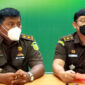 Kasi Intel Kejari Kubar Ricki Rionart Panggabean SH,M.Li Bersama Kasi Pidsus Kejari Kubar Iswan Noor SH MH Saat Pers Rilis
