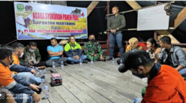 Dandim 0912/Kbr Letkol Kav Yudhi Prasetyo Purnomo Saat Sampaikan Sambutan