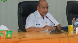Wabup Mahulu Saat Membuka Sosialisasi Pengeboran Eksplorasi Migas