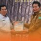 Bupati Mahulu Bonifasius Belawan Geh Menyerahkan LKPD Unaudited ke BPK Perwakilan Kaltim