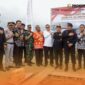 Foto Bersama Bupati Mahulu Bonifasius Belawan Geh, SH, ME Saat Menghadiri Undangan Peresmian Pembangunan Tahap I Mako Brimob di Tenggarong