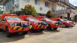 6 Pengadaan Kendaraan Slip On BPBD Kubar yang dipinjam pakai oleh 6 kecamatan.