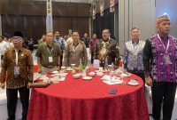 Sekretaris Daerah Kabupaten Kutai Barat Ayonius Saat menghadiri Debat Publik Pertama Pilkada Serentak 2024 pada Senin (14/10/2024).