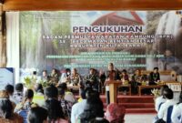 Bupati Kubar FX.Yapan Saat Melakukan Kunjungan Kerja ke Kecamatan Bentian Besar, Kamis (10/10/2024).