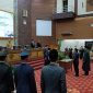Bupati Kubar FX.Yapan Melalui Asisten I Sekab Kubar Syaidirahman Menghadiri Rapat Paripurna Pengganti Antar Waktu (PAW) DPRD Kubar.
