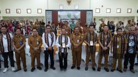 Sekretaris Kabupaten Kubar Ayonius Membuka Rapat Koordinasi Jaringan Informasi Geospasial Daerah (JIGD) Kabupaten Kota Se-Kalimantan Timur Tahun 2024.