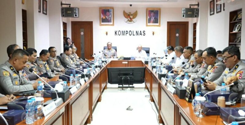 Irwasum Polri Menggelar Audiensi dengan Kompolnas RI