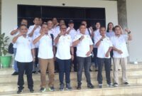 Tim Caretaker KONI Kutai Barat Saat Melakukan Audiensi dengan Bupati Frederick Edwin.