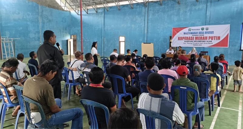 Masyarakat Kampung Belempung Ulaq Dengan Antusias Mengikuti Musdesus Pembentukan Koperasi Merah Putih.