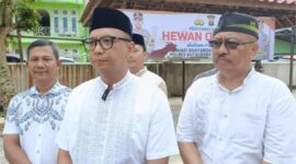 Kapolres Kutai Barat AKBP Boney M Wicaksono, SIK didampingi Wakapolres Kompol Subari.