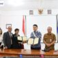 Foto : Bupati Mahulu, Bonifasius Kembali Memperpanjang MoU dengan Universitas Dhyana Pura Denpasar Bali.