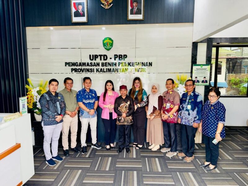 Caption : Foto Gabungan Fraksi Komisi II DPRD Mahakam Ulu (Mahulu) Saat Kunker ke UPTD PBP Kaltim.