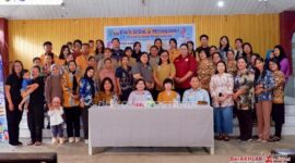 Foto : Ikatan Dokter Anak Indonesia (IDAI) Kaltim Menggelar Bakti Sosial di Mahulu.