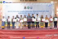 Caption : Foto Bersama Pemenang Pesparani 2025 Kabupaten Mahakam Ulu (Mahulu).