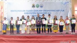 Caption : Foto Bersama Pemenang Pesparani 2025 Kabupaten Mahakam Ulu (Mahulu).