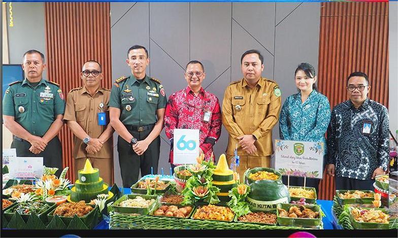 Foto : Bupati Kutai Barat Frederick Edwin Saat Menghadiri Peringatan HUT ke-60 Bankalimtara.
