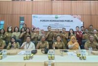 Foto : Forum Konsultasi Publik Bapenda Kutai Barat Bahas Monitoring dan Evaluasi Standar Pelayanan.