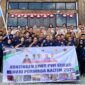 Foto Bersama Kadispora Kabupaten Kutai Barat, Gamas Laden Saat Melepas Kontingen SIWO PWI Kubar untuk Berlaga di Porwada III Tahun 2025 PWI Kaltim di Kota Bontang.