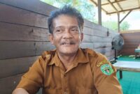 Foto : Petinggi Kampung Kelumpang, M Ali Subhan.