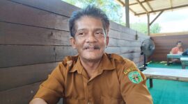 Foto : Petinggi Kampung Kelumpang, M Ali Subhan.