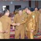 Foto : Bupati Kutai Barat, Frederick Edwin Saat Membuka Secara Resmi Rapat Pengendalian Operasional Kegiatan (Radalok) Triwulan III Tahun 2025.