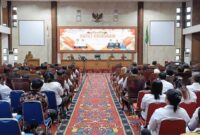 Foto ; Bupati Kutai Barat Saat Membuka Rakor BPK se-Kutai Barat.