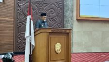 Foto : Wakil Bupati Kutai Barat, H Nanang Adriani Saat Menyampaikan Nota Pengantar Rancangan Peraturan Daerah Kabupaten Kutai Barat Tentang Anggaran Pendapatan dan Belanja Daerah Tahun Anggaran 2026.