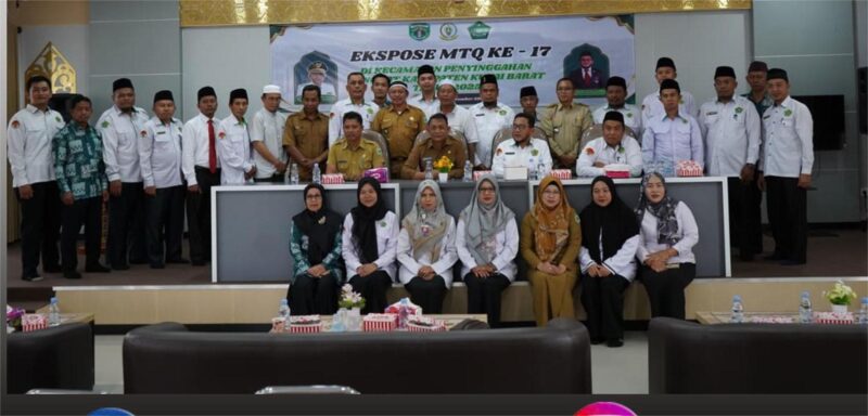 Foto Bersama Wakil Bupati Kutai Barat, H Nanang Adriani Saat Memimpin Rapat Pemantapan Persiapan Pelaksanaan MTQ ke-17.