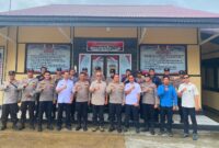 Tim Kompolnas RI Saat Mengunjungi Polsek Melak