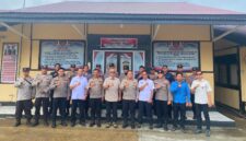 Tim Kompolnas RI Saat Mengunjungi Polsek Melak