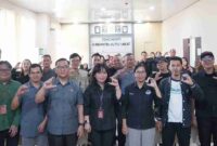 Foto Bersama Diskominfo Kutai Barat Saat Menggelar Audiensi dengan Para Awak Media Online.