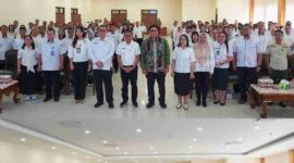 Foto : Wakil Bupati Kutai Barat, H.Nanang Adriani Saat Membuka Sosialisasi Aset Daerah.