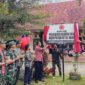 Foto Bupati Kutai Barat Frederick Edwin Didampingi Ketua PDA Kutai Barat Yurang Bersama Unsur Forkopimda Saat Mersmikan Kantor Presidium Dewan Adat (PDA) Kutai Barat.