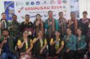 Ketua TP-PKK Kutai Barat, Maria Christina Mozes Edwin Bersama Kepala Dinas Ketapang Rion Saat Menggelar B2SA Goes To School.
