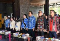 Bupati Kutai Barat, Frederick Edwin Saat Menghadiri Peringatan Hari Anak Nasional 2026.