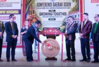 Asisten 1 Sekretariat Kabupaten Kutai Barat, Nopandel Secara Resmi Membuka Pelaksanaan Konferensi Daerah GKII 2026.