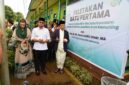 Foto Menteri Agama RI, Nasaruddin Umar didampingi Gubernur Kaltim Rudy Mas'ud Saat Menghadiri Hut PP Assalam Arya Kemuning Kutai Barat.