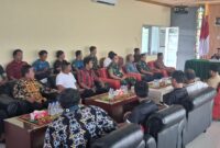 Rapat Koordinasi Persiapan Lomba Kreativitas Kampung Merah Putih 2026 yang digelar di Makodim 0912 Kubar.