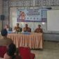 Kepala Dinas Kependudukan dan Catatan Sipil Kabupaten Kutai Barat, Petrus, S.Hut Saat Menghadiri Sosialisasi Dokumen Kependudukan di Kecamatan Damai.