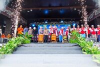 Wakil Bupati Kutai Barat, H.Nanang Adriani Bersama Unsur Forkopimda Saat Membuka Secara Resmi Gelaran PORDA PERPAMSI Kaltim 2026.