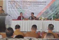 Wakil Bupati Kutai Barat, H.Nanang Adriani Saat Menghadiri Serta Membuka Secara Resmi Sosialisasi Program EnAble.