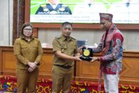 Wakil Bupati Kutai Barat, H.Nanang Adriani Saat Menerima 183 Mahasiswa Kuliah Kerja Nyata (KKN) Universitas Mulawarman (Unmul) 2026.